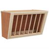 vidaXL Comedero de heno para conejos madera maciza abeto 37x18,5x23 cm