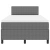 vidaXL Cama tipo Box Spring Gris claro y . 120 x 190 cm Tela de Pana