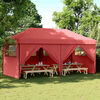 vidaXL Carpa de Fiesta Burdeos 292 x 580 x 315 cm Tela Oxford