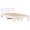 vidaXL Estructura de cama 135 x 190 cm Madera de pino macizo