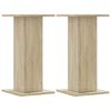 vidaXL Soportes de plantas 2 uds madera roble Sonoma 30x30x60 cm