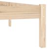 vidaXL Estructura de cama sin colch&oacute;n madera maciza de pino 193x203 cm