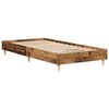 vidaXL Estructura de cama sin colch&oacute;n madera vieja 90x200 cm
