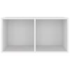 vidaXL Caja para discos de vinilo madera contrachapada 71x34x36 cm
