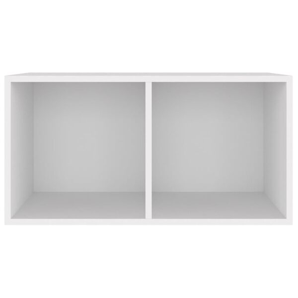 vidaXL Caja para discos de vinilo madera contrachapada 71x34x36 cm