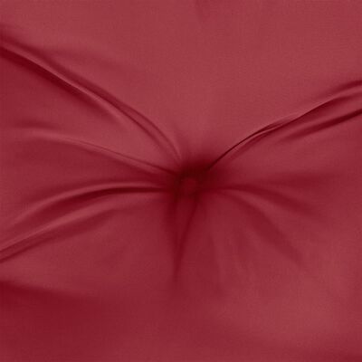 vidaXL Cojín de banco de jardín tela Oxford rojo tinto 200x50x7 cm