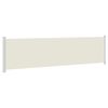 vidaXL Toldo lateral retr&aacute;ctil para patio crema 600x160 cm