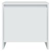 vidaXL Mesitas de noche 2 uds madera ingenier&iacute;a blanco 45x34x44,5 cm