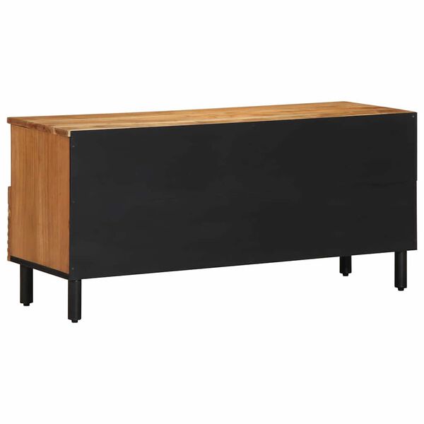 vidaXL Unidades de TV Madera de Acacia S&oacute;lida 100 x 33,5 x 46 cm