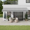 vidaXL Toldo retr&aacute;ctil autom&aacute;tico gris antracita y blanco 600x350 cm