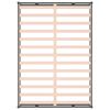 vidaXL Estructura de cama de madera maciza gris 150x200 cm