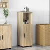 vidaXL Gabinete de Ba&ntilde;o con puerta Roble Sonoma 30 x 35 x 95 cm