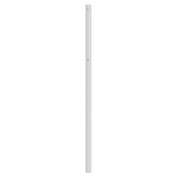 vidaXL Cabecero de repuesto de metal blanco 160 cm