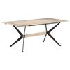 vidaXL Mesa de comedor de madera maciza de mango 180x90x76 cm