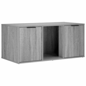 vidaXL Mueble Transport&iacute;n para Gatos Sonoma gris 100 x 49 x 45 cm