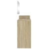 vidaXL Juego de tocador de 3 piezas madera de ingenier&iacute;a roble Sonoma