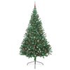 vidaXL Árbol de Navidad Artificial Preiluminado Verde 240 cm PVC