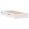 vidaXL Estructura de cama sin colch&oacute;n madera de pino blanca 90x200 cm