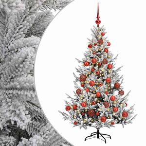 vidaXL &Aacute;rbol de Navidad artificial con bolas 120 cm 150 LED