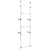 vidaXL Armario telesc&oacute;pico con barras de aluminio