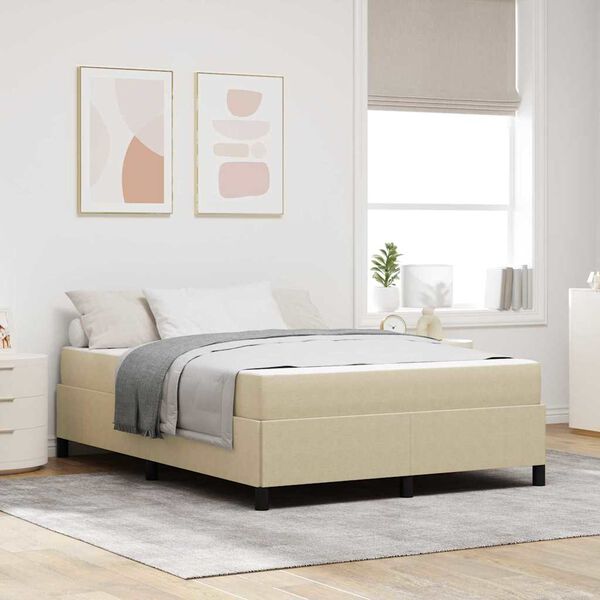 vidaXL Estructura de cama Verde Claro Gris 160 x 200 cm tela