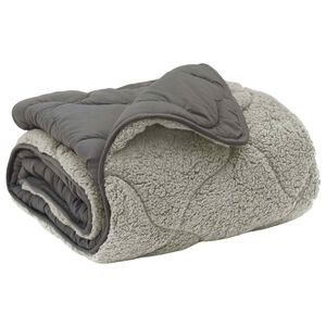 vidaXL Edred&oacute;n de Invierno 135 x 200 cm Invierno Gris claro