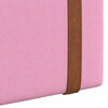 vidaXL Cabecera Colgante Liso Rosa 90 x 55 x 5 cm PU antiguo
