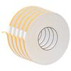 vidaXL Cinta de espuma autoadhesiva 5 uds. Blanco 10mm x 10m Espuma CR
