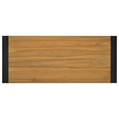 vidaXL Armario de baño madera maciza de teca 120x45x35 cm