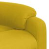 vidaXL Sillón reclinable terciopelo amarillo