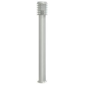 vidaXL L&aacute;mpara de suelo de exterior acero inoxidable plateado 110 cm