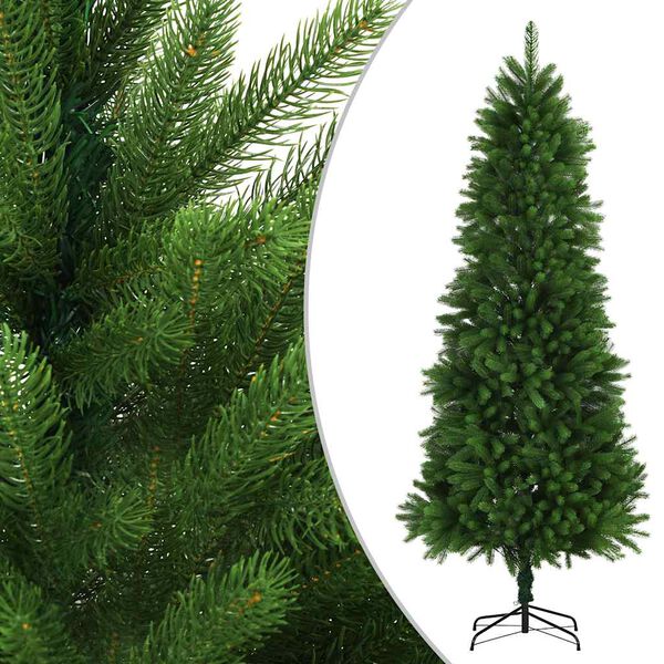vidaXL &Aacute;rbol de Navidad artificial hojas realistas verde 240 cm