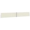 vidaXL Toldo lateral retr&aacute;ctil para patio color crema 170x1200 cm