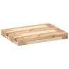 vidaXL Estantes flotantes 2 uds madera acacia sin tratar 40x30x4 cm