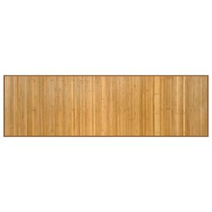 vidaXL Alfombra rectangular bamb&uacute; color natural 60x200 cm