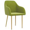 vidaXL Sillas de comedor 6 unidades terciopelo verde claro