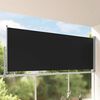 vidaXL Toldo lateral retr&aacute;ctil para patio 140x300 cm negro