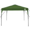 vidaXL Carpa Dosel Manual Verde 290 x 290 x 251 cm tela