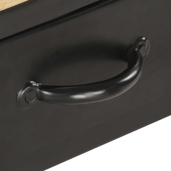 vidaXL Mesa de centro de madera maciza de mango 100x60x40 cm