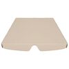 vidaXL Dosel de repuesto columpio de jard&iacute;n beige 150/130x105/70 cm