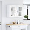 vidaXL Armario pared cocina puerta de cristal Kalmar blanca