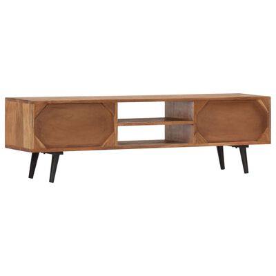 vidaXL Mueble de TV madera maciza de acacia 140x30x40 cm
