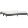 vidaXL Estructura cama sin colch&oacute;n terciopelo gris oscuro 200x200 cm