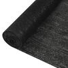 vidaXL Red de privacidad HDPE negro 1,2x50 m 195 g/m&sup2;