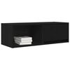 vidaXL Muebles de TV 2 uds Roble Negro 80x31x25,5 cm Madera ingenier&iacute;a