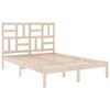 vidaXL Estructura de cama madera maciza 120x190 cm