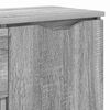 vidaXL Vitrina Gris Sonoma 100 x 30 x 65,6 Madera contrachapada
