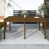 vidaXL Mesa de jardín madera maciza pino marrón miel 159,5x82,5x76 cm