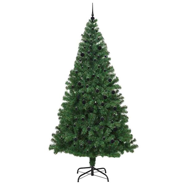 vidaXL &Aacute;rbol de Navidad artificial Verde 240 cm PVC y Acero y Pl&aacute;stico