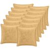 vidaXL Coj&iacute;n decorativo 12 uds. HOUTEN Topo 40 x 40 cm Franela
